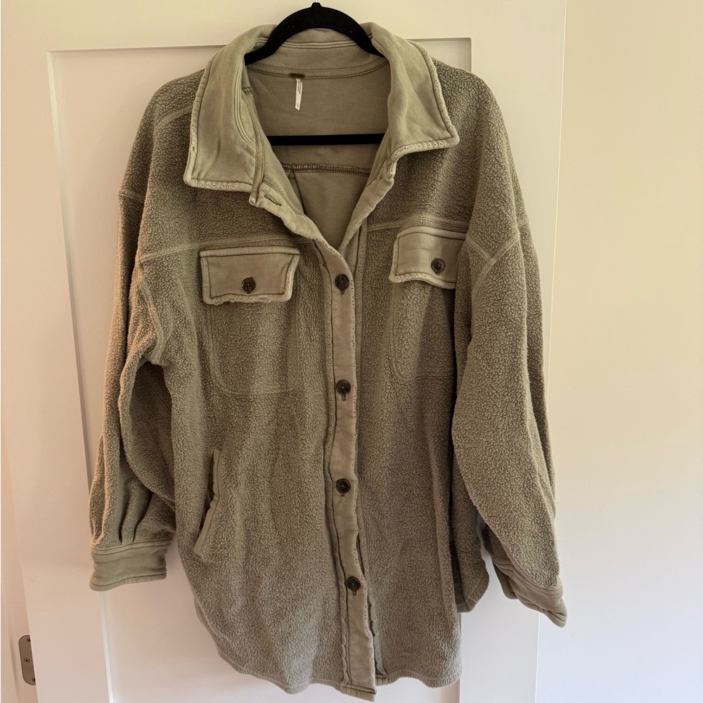 Free People “Dirty Olive” Ruby Jacket